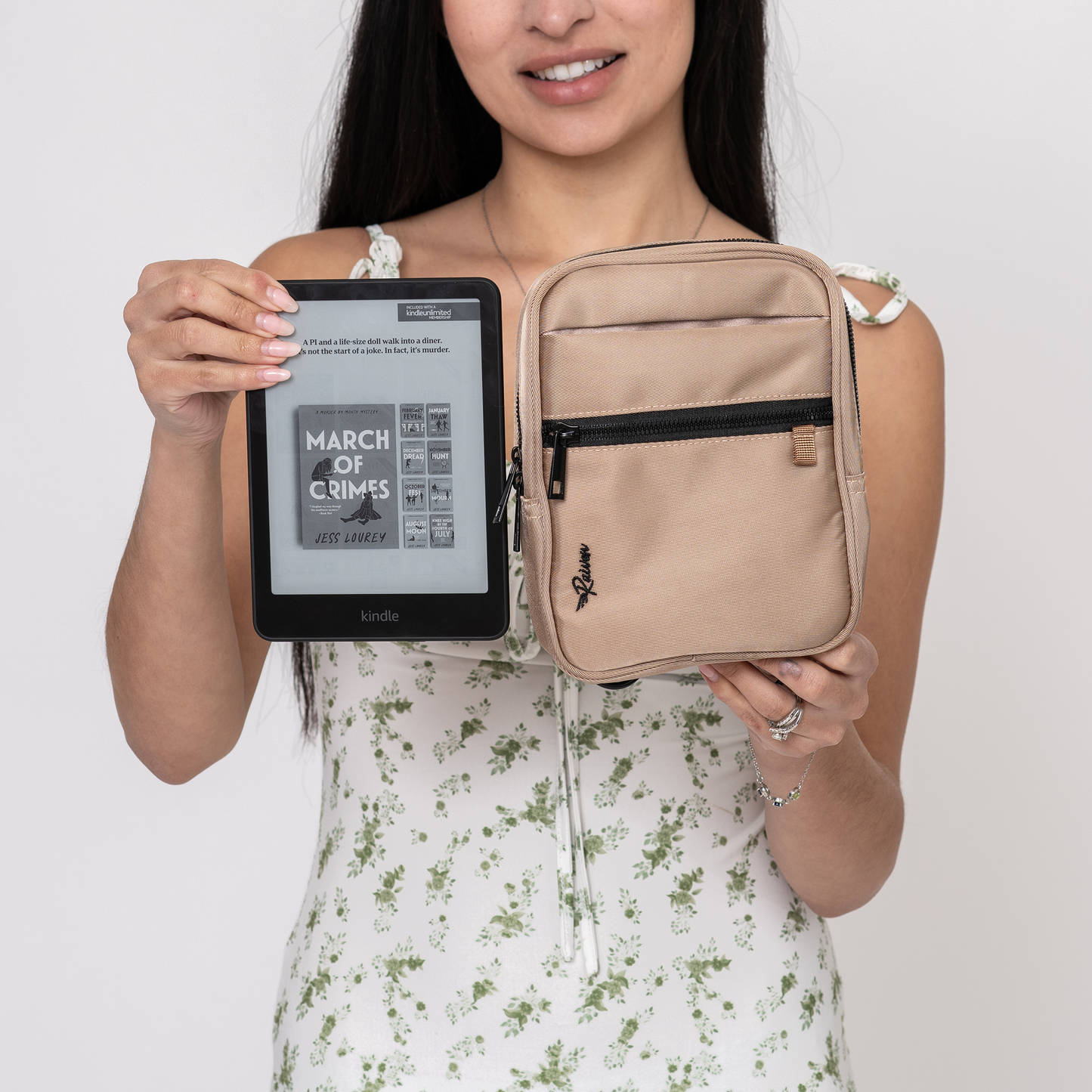 Medium Tan Crossbody w/ Tumbler Belt
