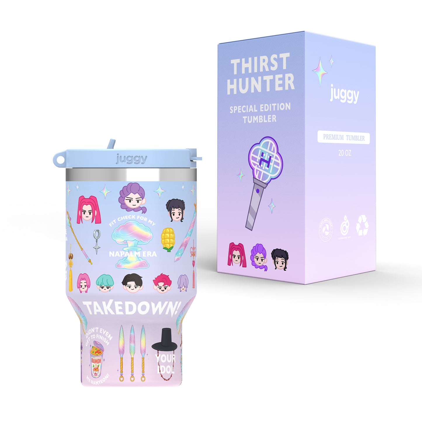 Thirst Hunter - 40oz/20oz DuoLid Tumbler - PREORDER