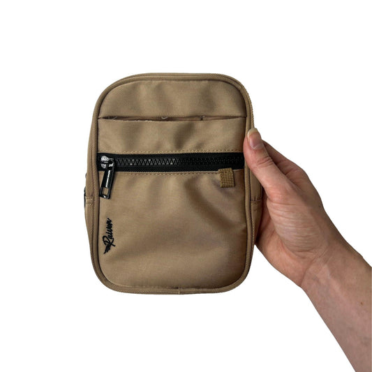 Tan Crossbody w/Tumbler Belt