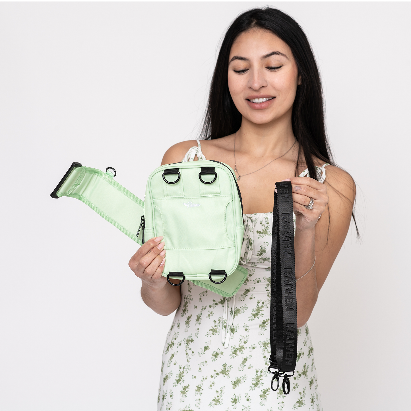 Medium Green Crossbody  w/ Tumbler Belt