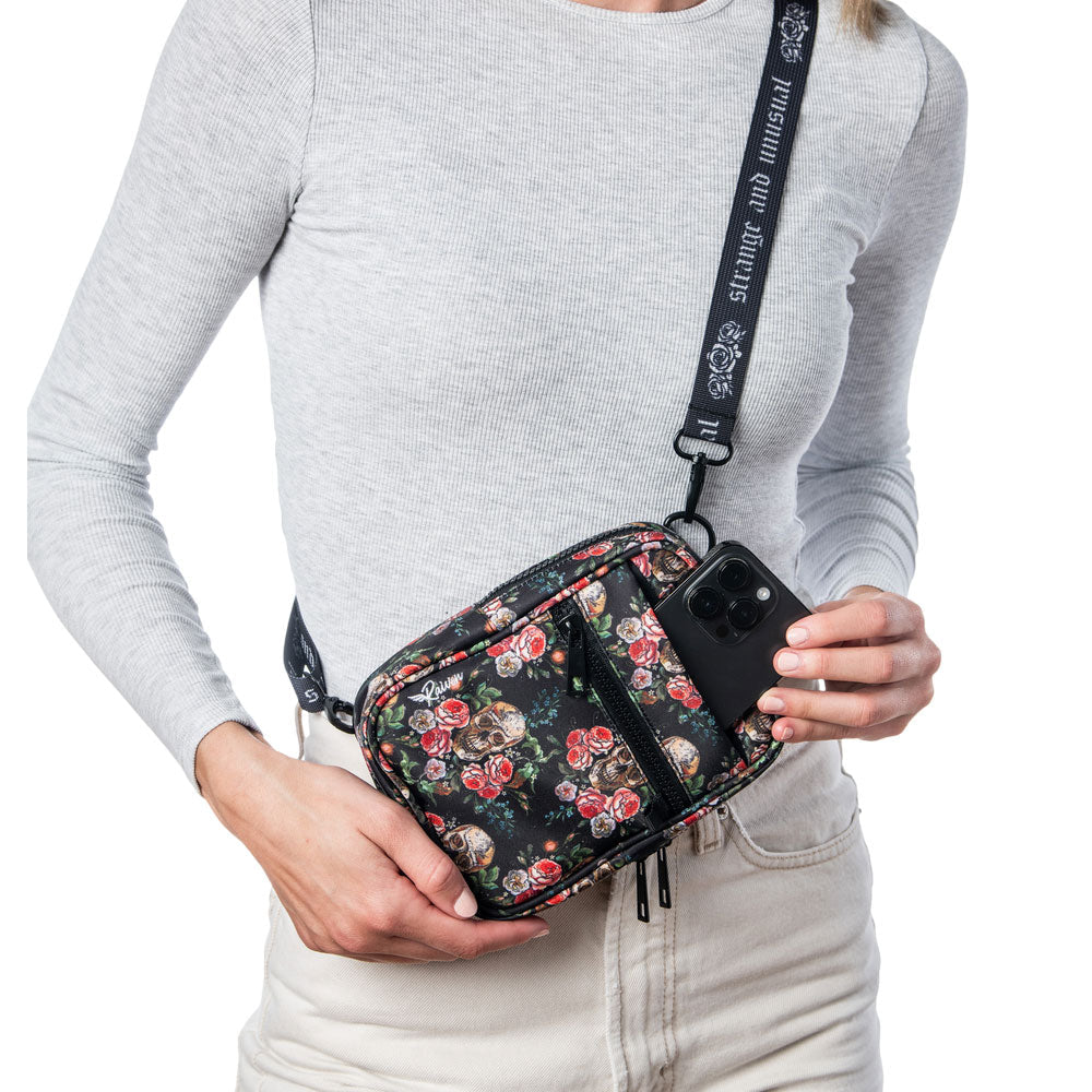 Skulls & Roses Crossbody Bag