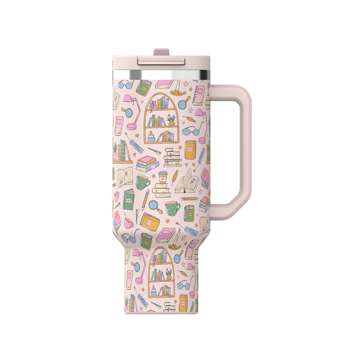 Booktrovert 40oz DuoLid Tumbler With Charms - PREORDER