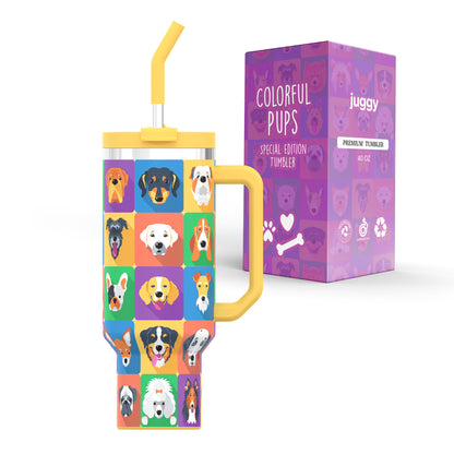 Colorful Pups 40oz NewGen Tumbler