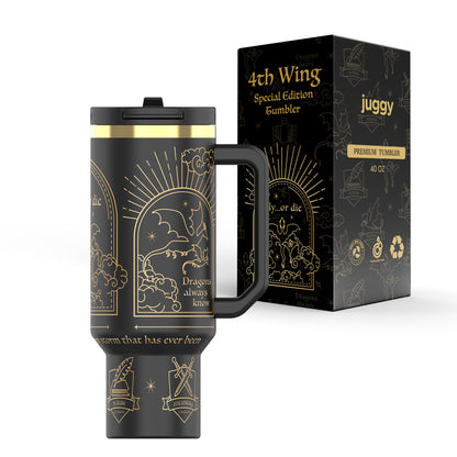 Fourth Wing 40 oz DuoLid Tumbler - PREORDER