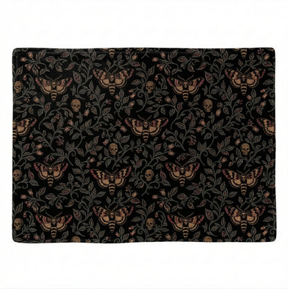 Death Bloom Lux Throw Blanket