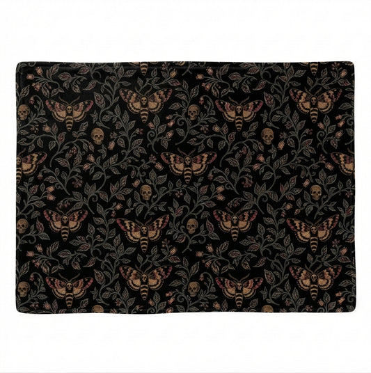 Death Bloom Lux Throw Blanket
