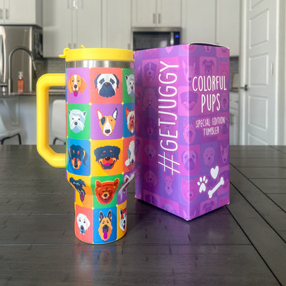 Colorful Pups 40oz NewGen Tumbler