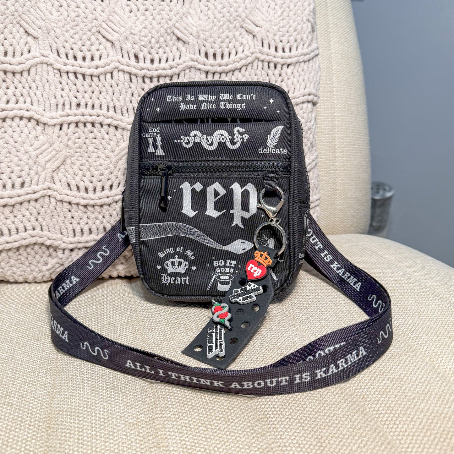 Reputation Crossbody Bag With Tumbler Strap