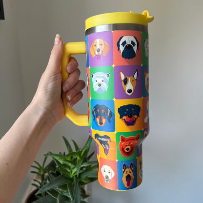 Colorful Pups 40oz NewGen Tumbler