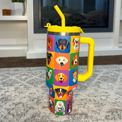 Colorful Pups 40oz NewGen Tumbler