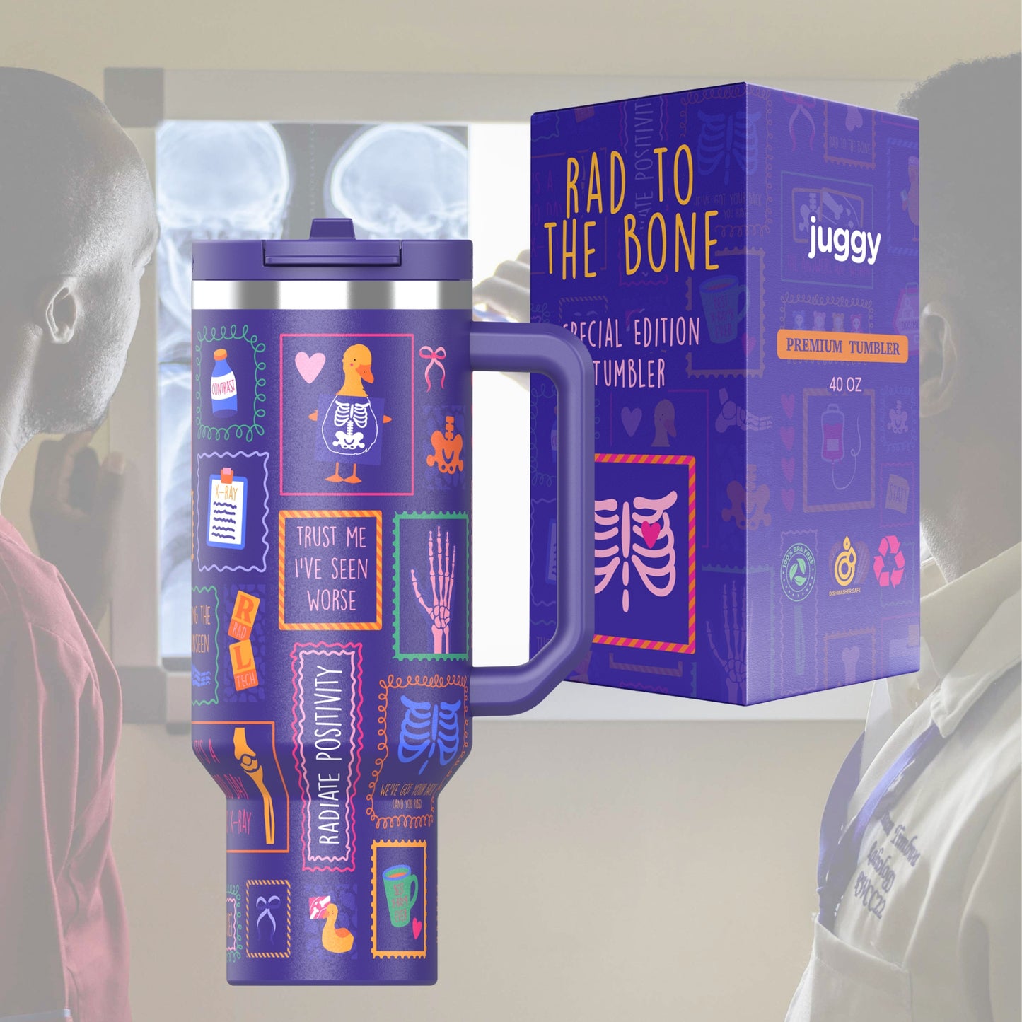 Rad To The Bone 40oz Tumbler
