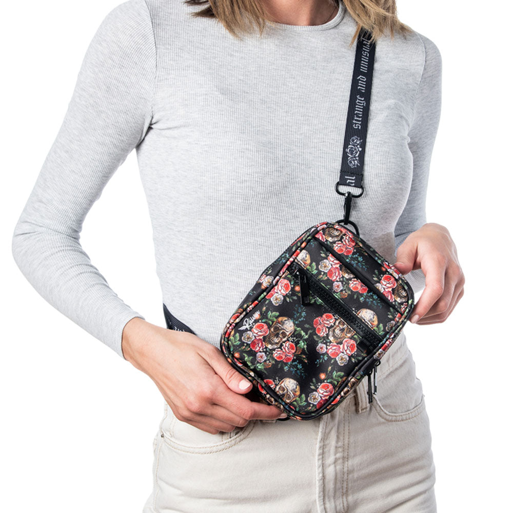 Skulls & Roses Crossbody Bag