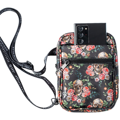 Skulls & Roses Crossbody Bag