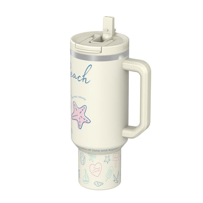 Pretty Summer 40 oz DuoLid Tumbler - PREORDER