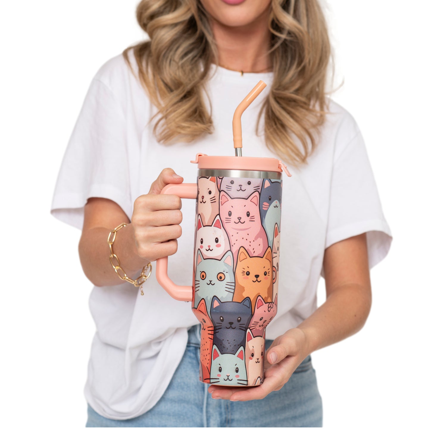 Cat Lover 40 oz NewGen Tumbler