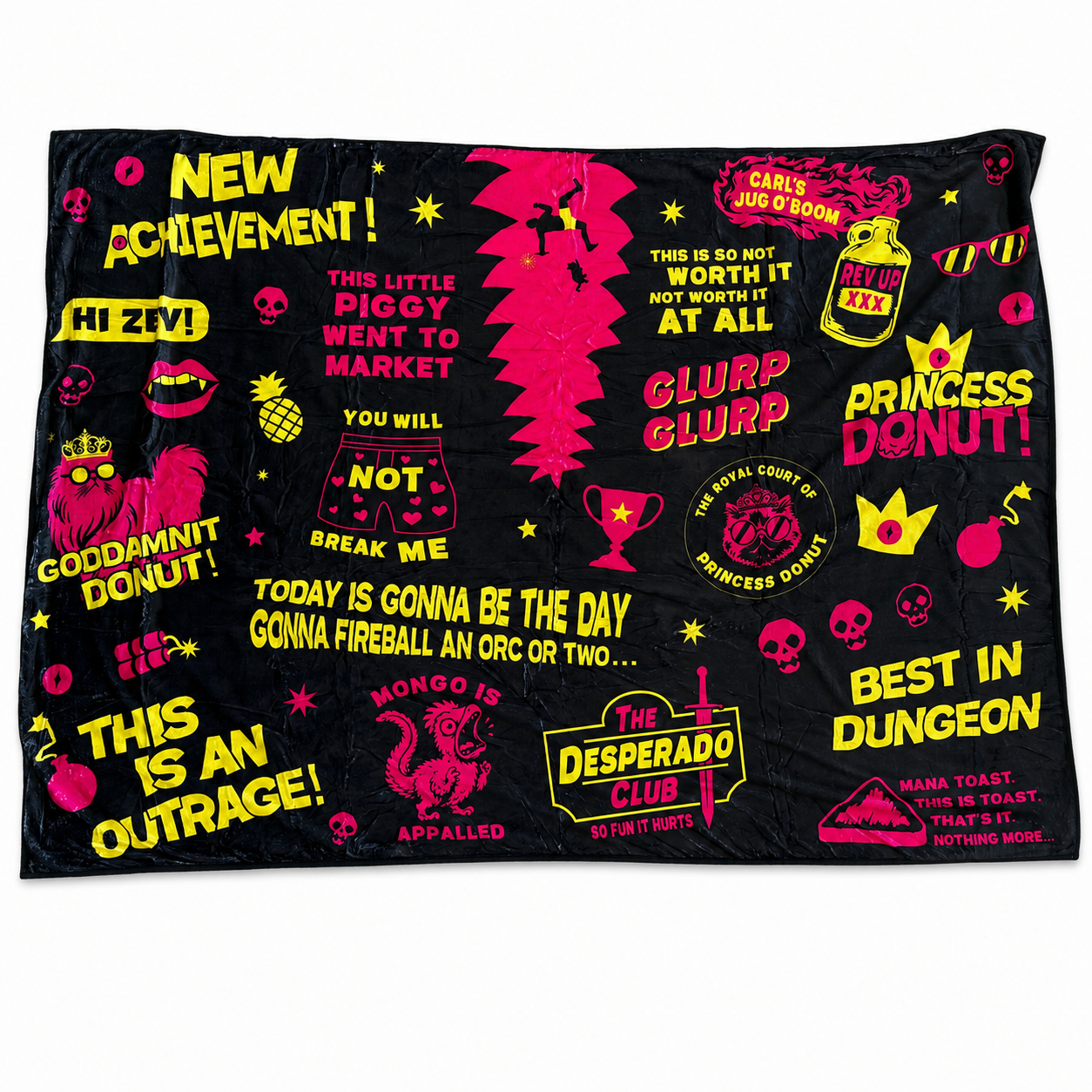 Crawl & Chaos Lux Throw Blanket