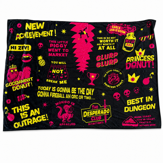 Crawl & Chaos Lux Throw Blanket