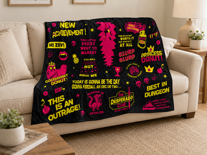 Crawl & Chaos Lux Throw Blanket