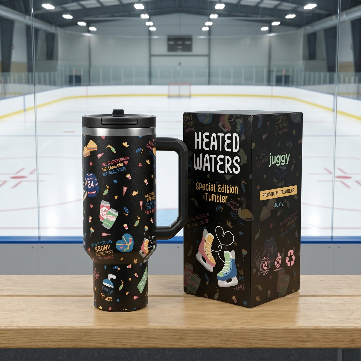 Heated Waters 40oz Tumbler