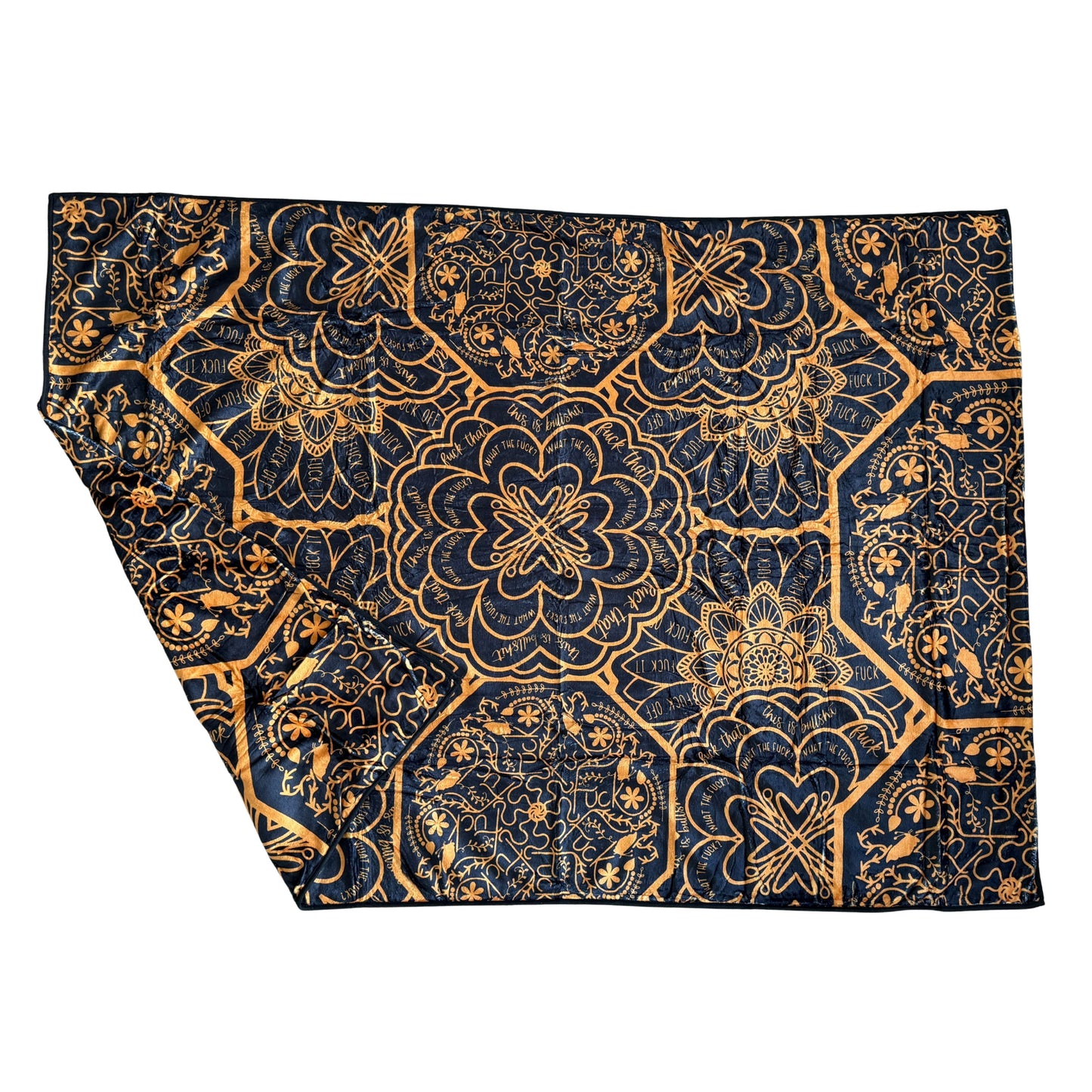 Peace & Profanity Lux Throw Blanket