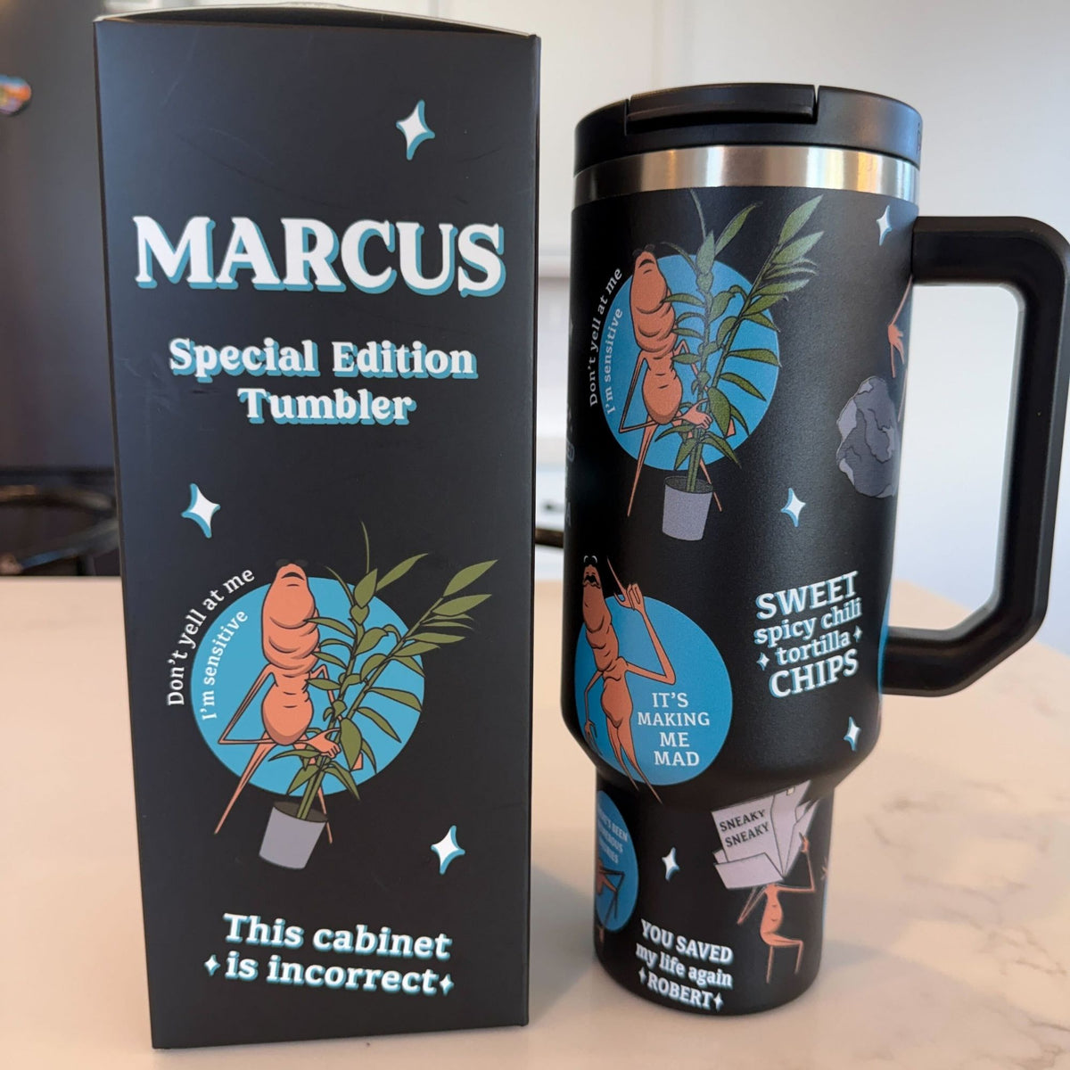 Marcus The Worm 40oz Tumbler