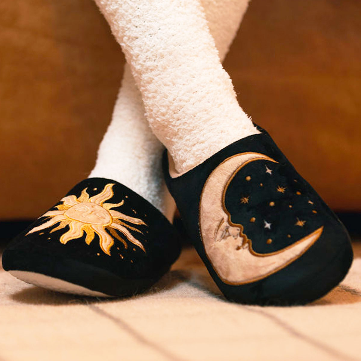 Moon & Sun Witchy Slippers